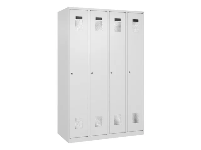 locker voor scheiding van kleding,HxBxD 1850x1200x500mm,4vak