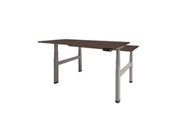 Dextro Plus Duo Zit-sta Bureau Elektrisch 180x80 Logan Eiken 25mm Alu