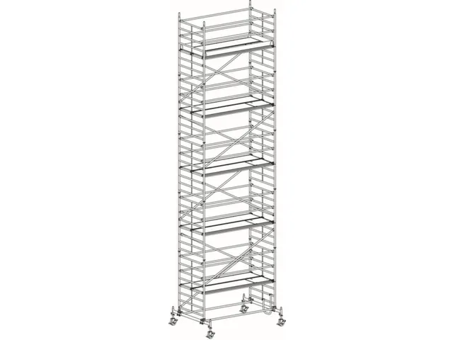 rolsteiger,reik H 11,6m,steiger H 10,82m,5platform(s),m. luik