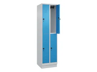 dubbeldekse locker,HxBxD 1950x500x500mm,2x2vak.,vak B 250mm - 2