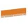 baliepaneel,v. bureau,aanbouw achter,B 1600mm,NE-esdoorn,BN3005-geel