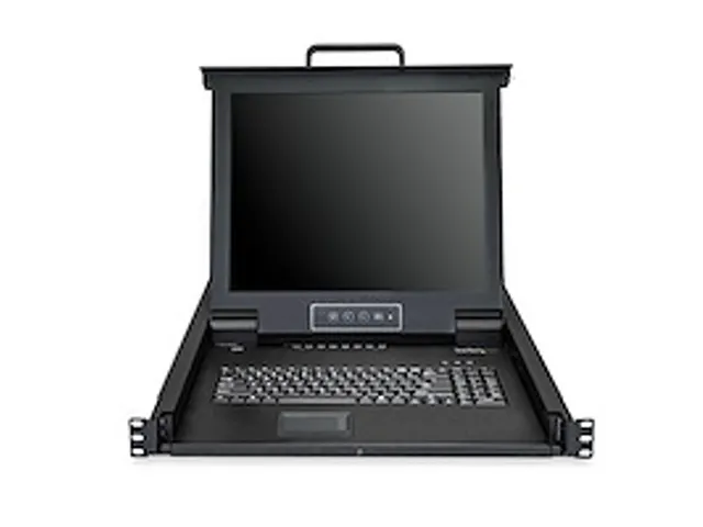 8 port KVM Rack Console met 1,8m Lange Kabels 17 inch Lcd