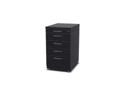 Staand Ladeblok 720x430x600mm 4 Laden 1 Materiaallade Cc-Zwart