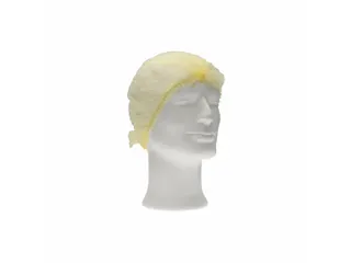 Haarnet Pp Non Woven Baret Geel 53cm 'clip Cap' maat L 1000 stuks - 4