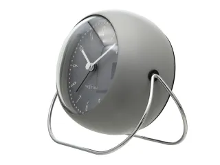 Wekker NeXtime Bubble alarm clock 11x8cm grijs metaal - 4