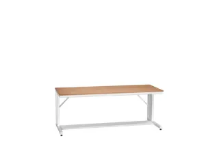 werkbank,HxBxD 780x2000x800mm,multiplexblad,C-voet,RAL7035 - 1