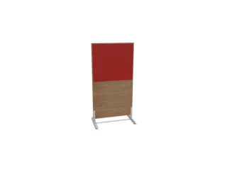 scheidingswand,HxB 1545x800mm,NT-cherry,BN4011-rood - 2