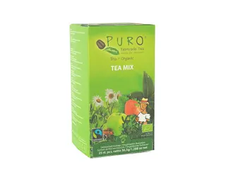 Puro Bio thee Mix Fairtrade 25 zakjes - 1