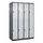 dubbeldekse locker,HxBxD 1850x1200x500mm,4x2vak.,vak B 300mm