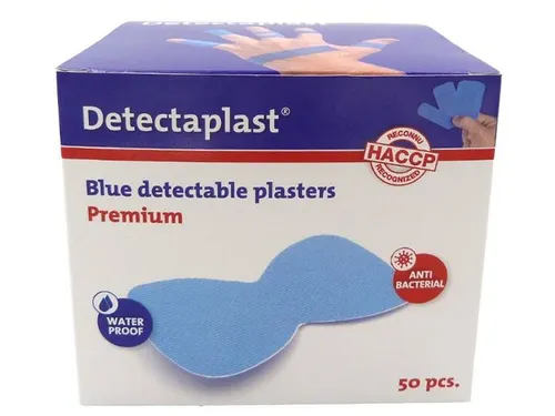 Detectaplast 8045 Vlinderpleister waterafstotend elastisch blauw 50 st