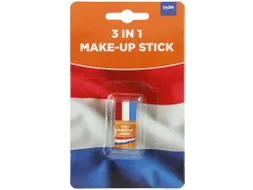 Oranje schminkstick rood-wit-blauw