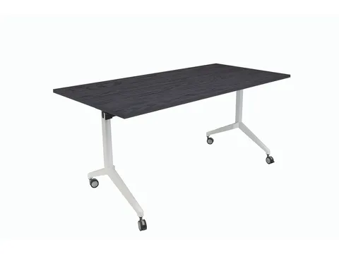 Schaffenburg Klaptafel 160x80cm houtprint schaduw 25mm wit