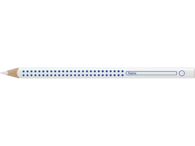 Crayon de couleur Faber-Castell Jumbo GRIP "H&T" blanc
