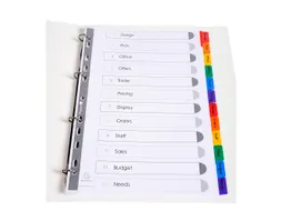 Intercal. Perso.Krea tabs carte bl A4 12P