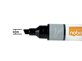 Viltstift Nobo whiteboard Liquid schuin assorti 4mm - 9