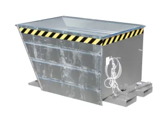 kiepbak,HxLxB 890x1440x800mm,0,7m³,draagverm. 1000kg,verzinkt - 1