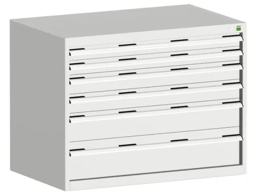 ladekast HxBxD 800x1050x750mm 6laden zware lasten RAL7035