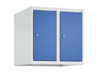 opzetkast,v. locker,2vak.,vak B 250mm,HxBxD 500x500x500mm,vleugeldeur - 1