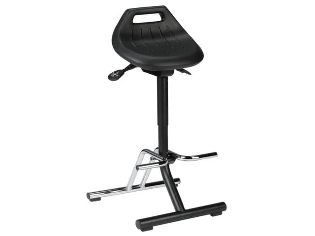 Stahulp In-uitklapbaar 640-840mm PU-schuim zwart