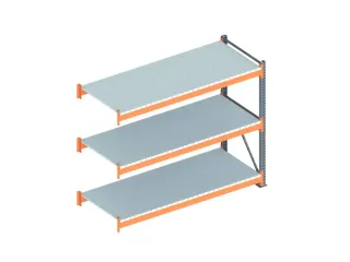 Breedvakstelling Aanbouwveld Hxbxd 2200x2785x1100mm 3 Stalen Legborden - 1