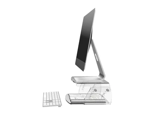 LCD Monitorverhoger HV 550 transparant acryl