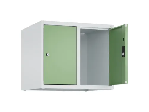 opzetkast,v. locker,2vak.,vak B 300mm,HxBxD 500x600x500mm,vleugeldeur