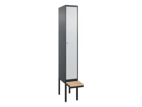 locker voor scheiding van kleding,HxBxD 2120x300x815mm,1vak