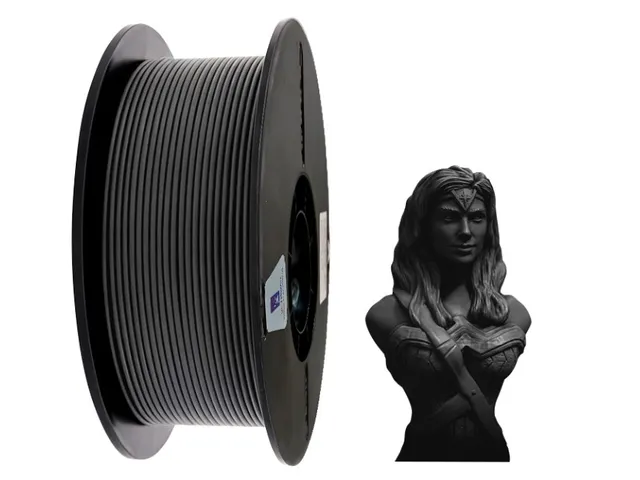 3D Filament PLA 1kg Per Rol 1,75mm Zwart