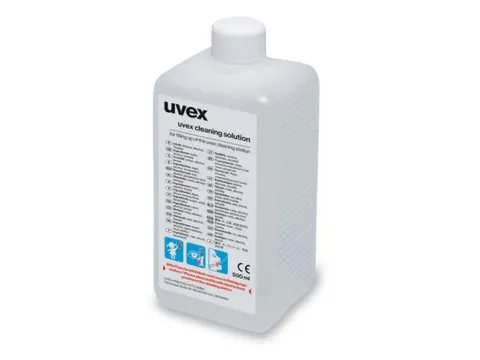 Uvex 9972.100 reinigingsvloeistof voor brillen, 500 ml, per flacon