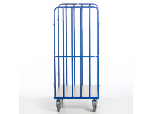 pakketwagen,draagverm. 600kg,laadvl. LxB 1200x800mm,houtetage,RAL5010