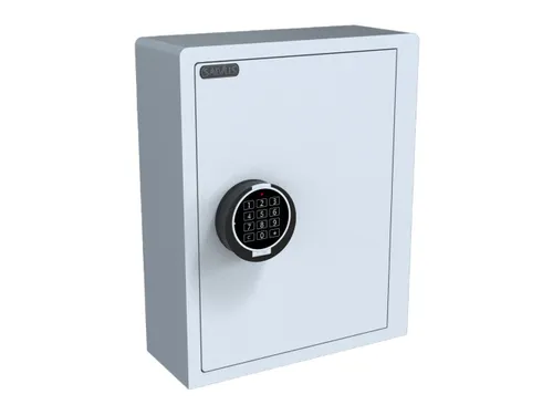 Salvus Fermo sleutelkluis met elektronisch slot 40 sleutels lichtgrijs