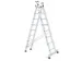 multifunctionele reformladder,2x10,sporten,balk L 5,02m,aluminium