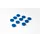Magnum magneet Smit Visual 35mm Blauw 10 stuks