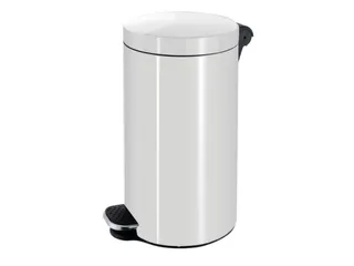 pedaalemmer,30l,HxØ 650x300mm,binnenbak kunststof,romp staal wit - 2