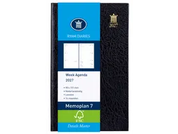 Agenda 2027 Ryam Memoplan 7 Suprema 7dagen/2pagina's zwart