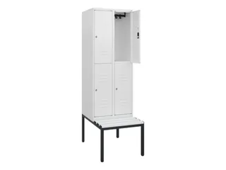 Dubbeldekse dekenkist,HxBxD 1950x600x815mm,2x2vak.,vak B 300mm - 2