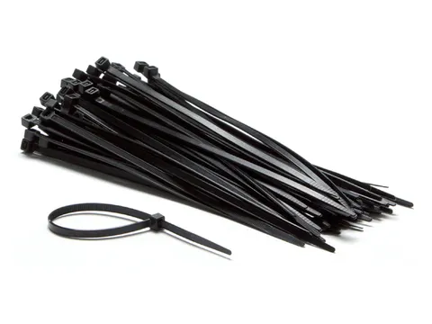 Kabelbinders IEZZY nylon 4.8x200mm D 49.5mm zwart 100 stuks
