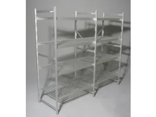 Aluminium Inhaakstelling Basisveld 1800x1500x600mm 4roosterlegborden - 1