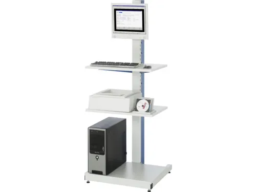 pc-station,HxBxD 1680x650x650mm,monitorhouder,3legborden