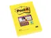 Memoblok 3M Post-it 660 Super Sticky 102x152 geel met lijn