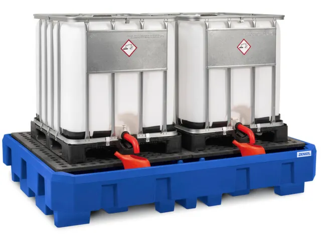 opvangbak,v. 2xIBC,opvangvol. 1000l,HxBxD 485x2460x1800mm