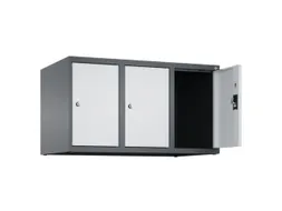 opzetkast,v. locker,3vak.,vak B 300mm,HxBxD 500x900x500mm,cilinderslot