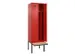 locker met bank,voor scheiding van kleding,HxBxD 2120x600x815mm,2vak