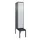Z-garderobekast,HxBxD 2120x400x815mm,2vak,vak B 400mm,cil.-slot