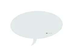 Whiteboard Rocada Skinshape Talk 100x150cm wit gelakt