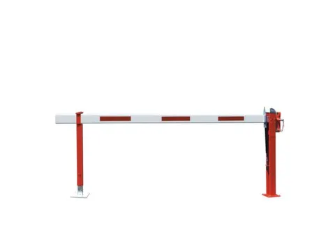 slagboom met gasdrukveer,m. Oplegsteun,totale B 5,73m,lichte B 5,31m