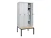 Armoire vestiaire Classic+ 3 comp 212x90x81,5cm gris clair