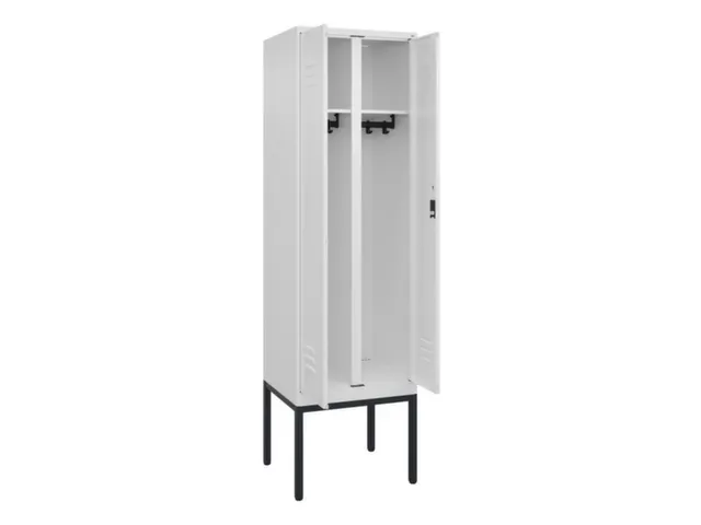 locker voor scheiding van kleding,HxBxD 2120x600x500mm,2vak