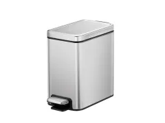 Stella Slim pedaalemmer 6 liter Mat RVS