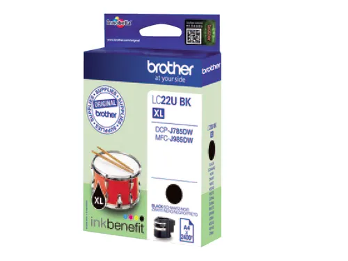 Inktcartridge Brother LC-22UBK zwart